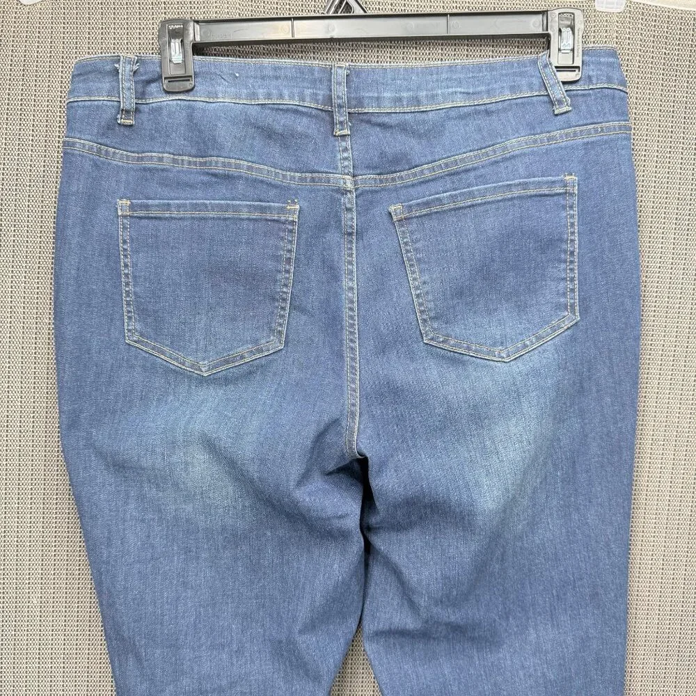 Architect Womens Size 12 Straight Leg Blue Jeans Cotton Blend - Picture 9 of 9